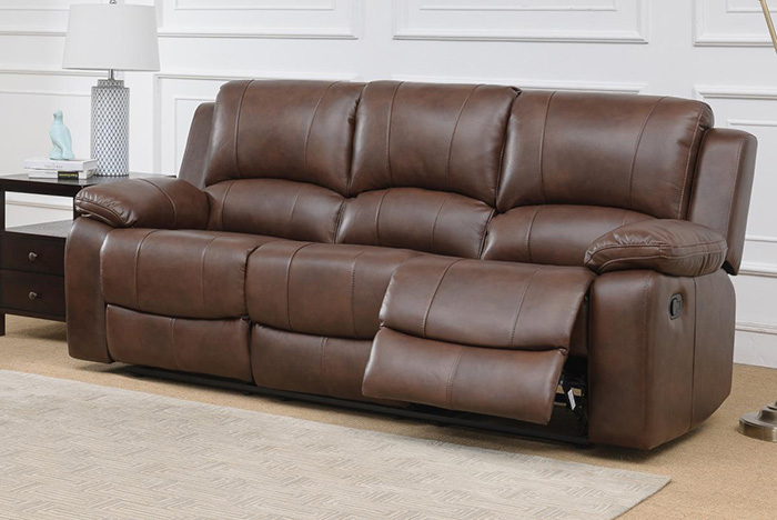 Andalusia Leathergel Two Seater Recliner - Click Image to Close